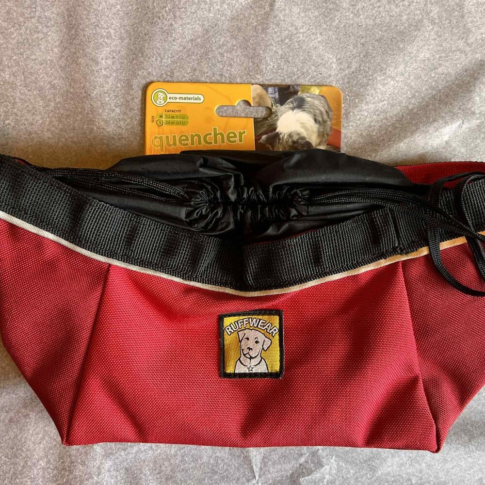 Ruffwear Large Quencher Cinch Top Dog Bowl Portable - NWT